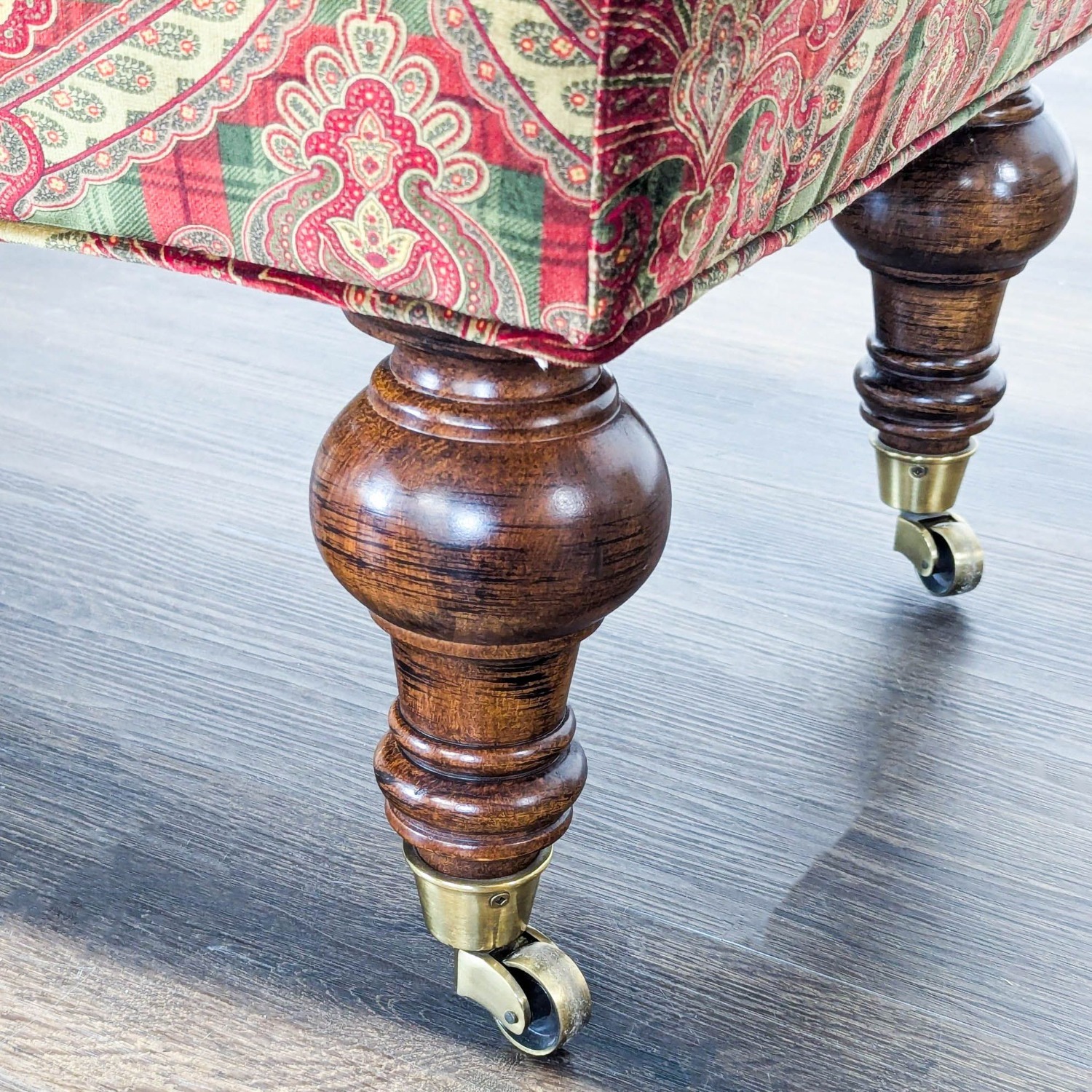 Lillian August Paisley Ottoman - image-2