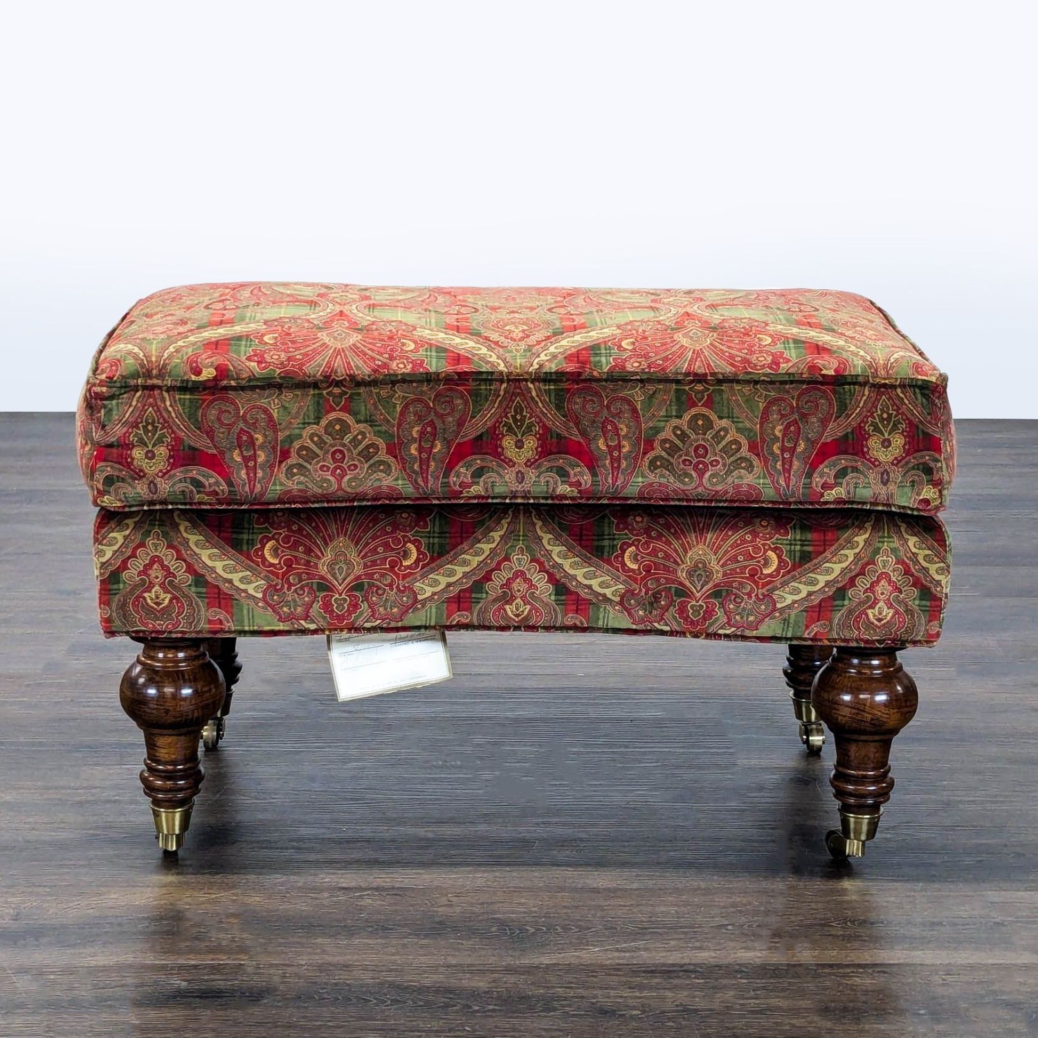 Lillian August Paisley Ottoman - image-7