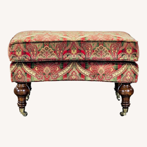 Used Lillian August Paisley Ottoman for sale on AptDeco