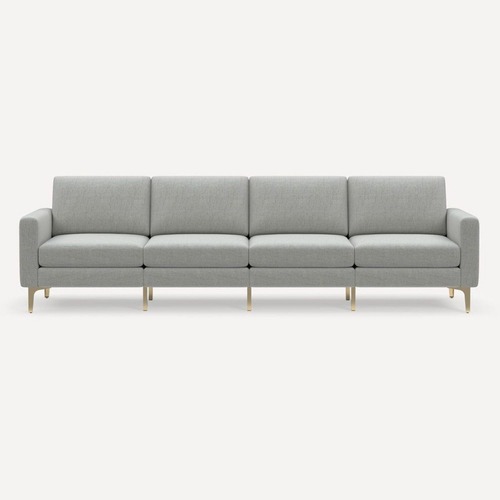 Used Burrow Nomad 4-Seat Modern Gray Sofa   for sale on AptDeco