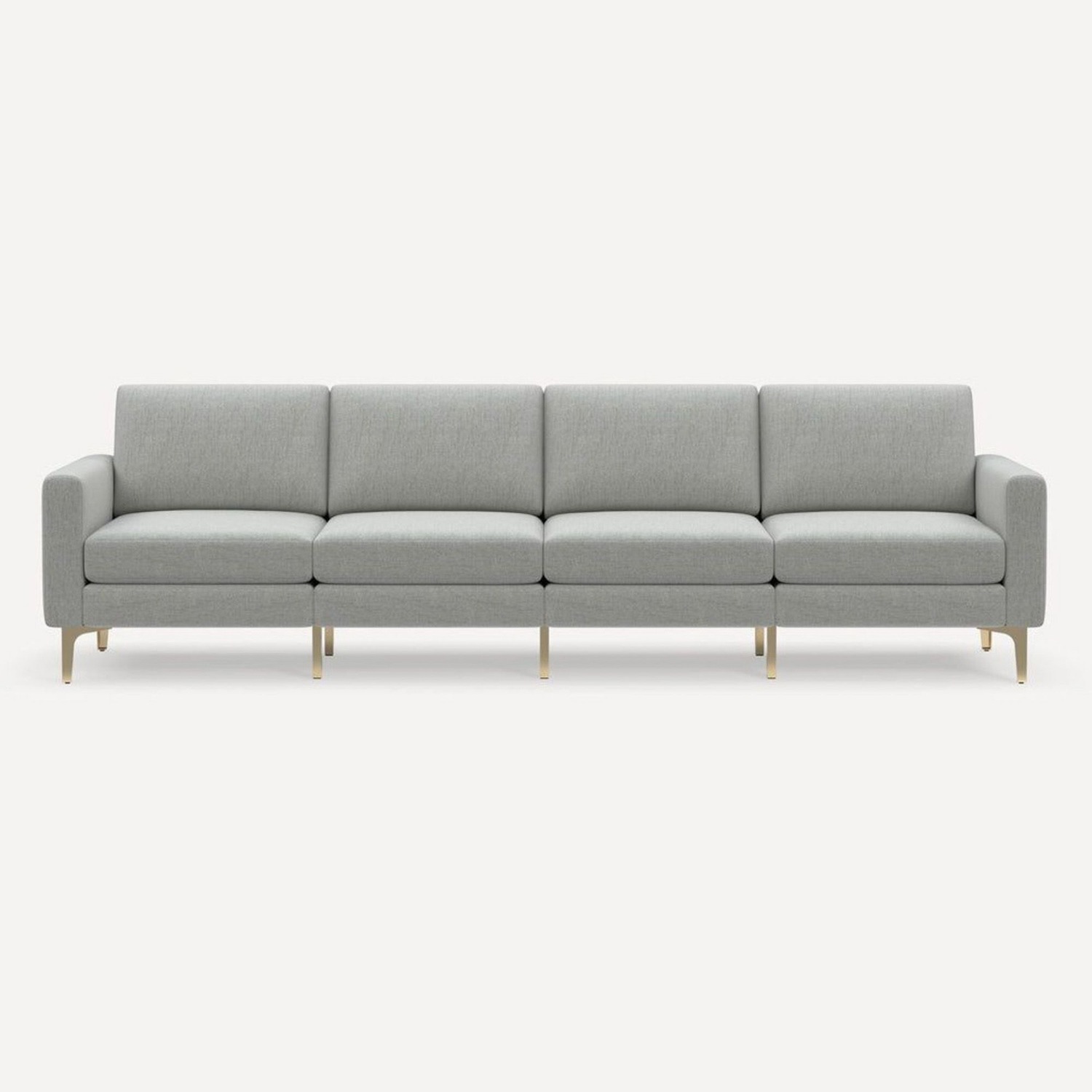 Burrow Nomad 4-Seat Modern Gray Sofa   - image-1