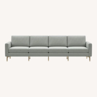 Burrow Nomad 4-Seat Modern Light Gray Sofa 