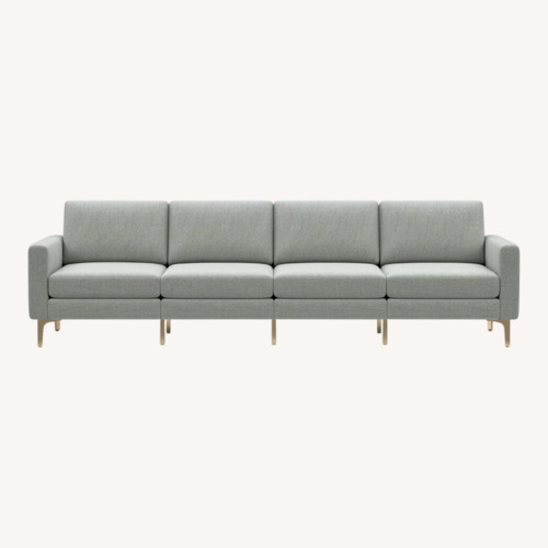 Used Burrow Nomad 4-Seat Modern Light Gray Sofa  for sale on AptDeco