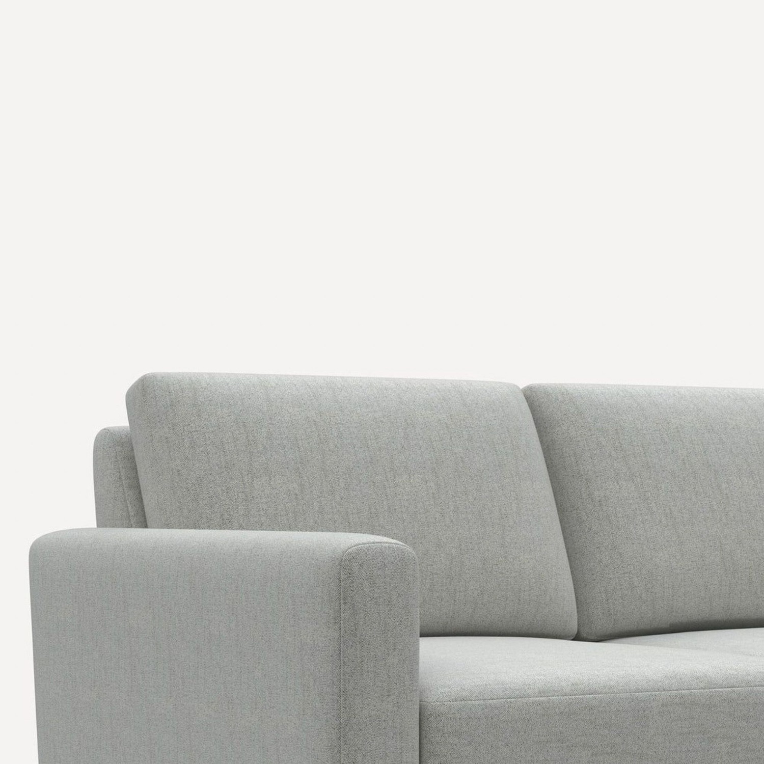 Burrow Nomad 4-Seat Modern Light Gray Sofa  - image-1