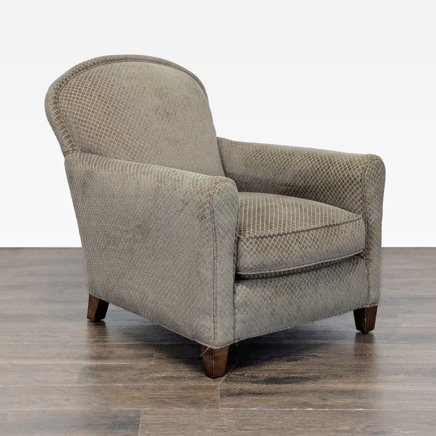 Crate & Barrel Classic Lounge Chair with Patterned - image-6