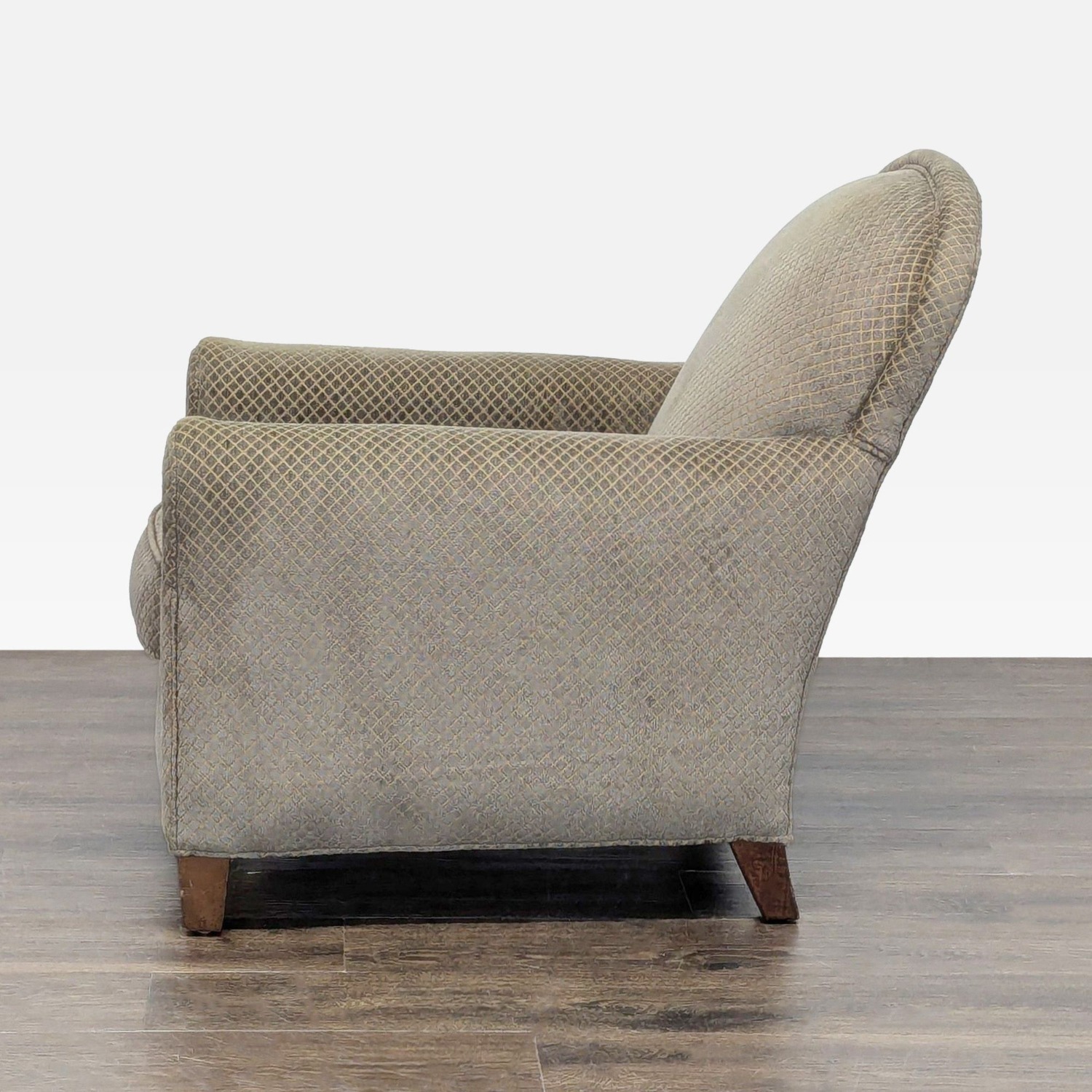 Crate & Barrel Classic Lounge Chair with Patterned - image-3
