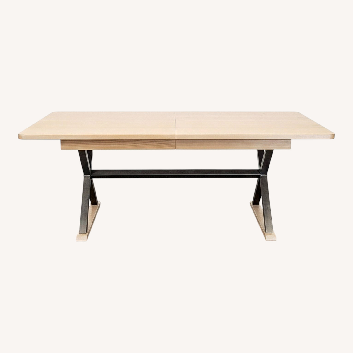 Farmhouse X-Trestle Base Dining Table	 - image-9