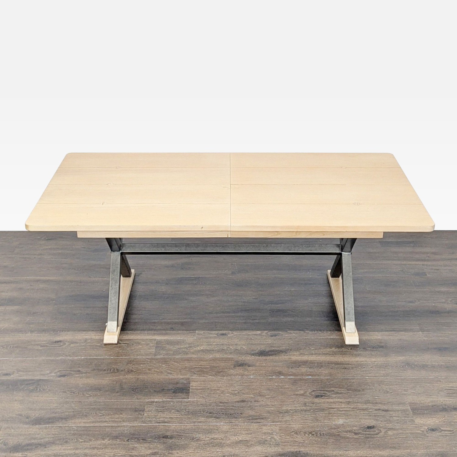 Farmhouse X-Trestle Base Dining Table	 - image-6