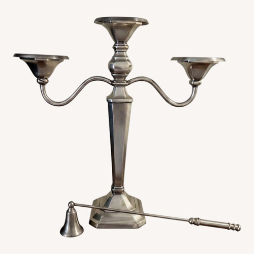 Used Pottery Barn Candelabra and Snuffer for sale on AptDeco