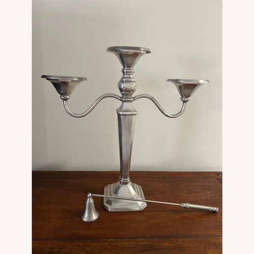 Used Pottery Barn Candelabra and Snuffer for sale on AptDeco