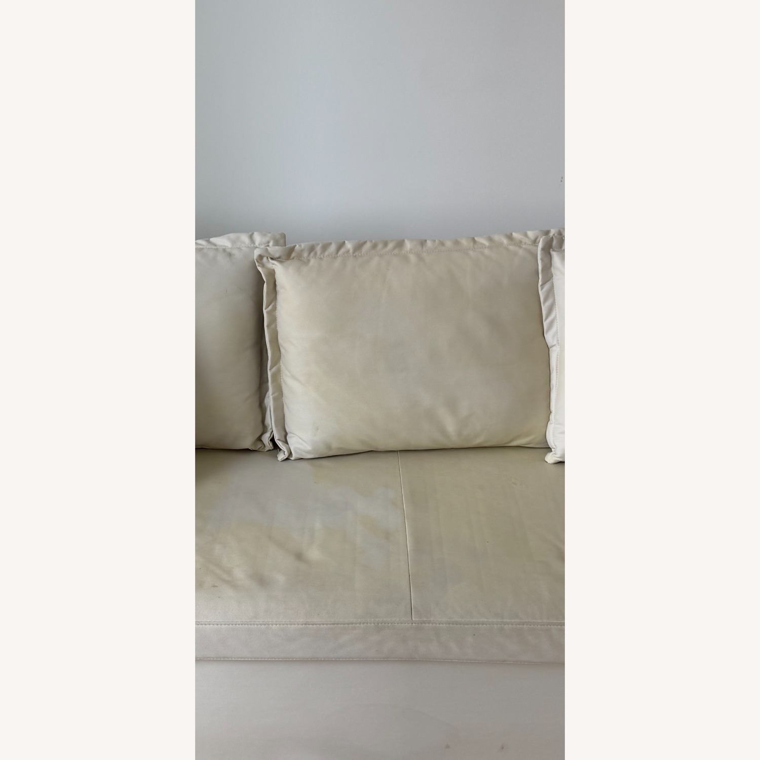 83” Beige Sleeper Sofa w Storage - image-2