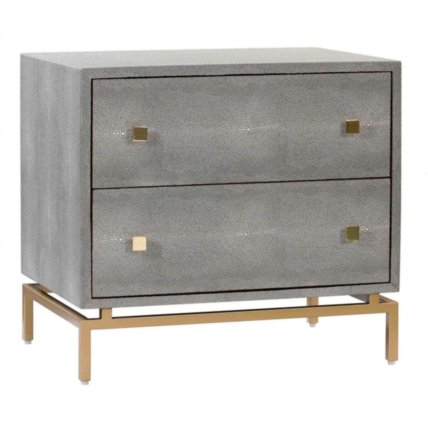 Maren Home Mariana Shagreen Nightstand - image-1