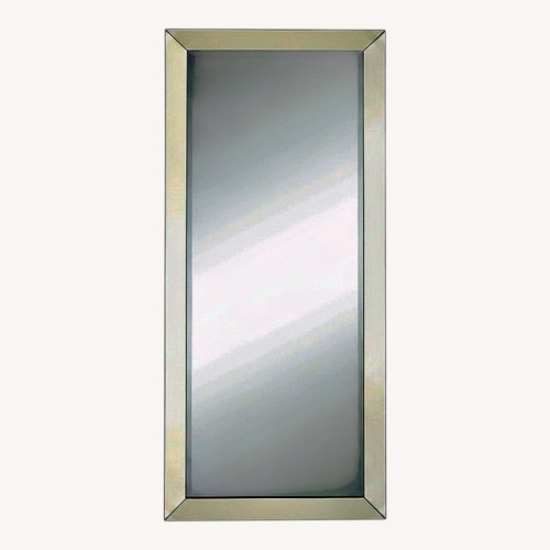Used Home Goods Gold Glass Floor Mirror for sale on AptDeco