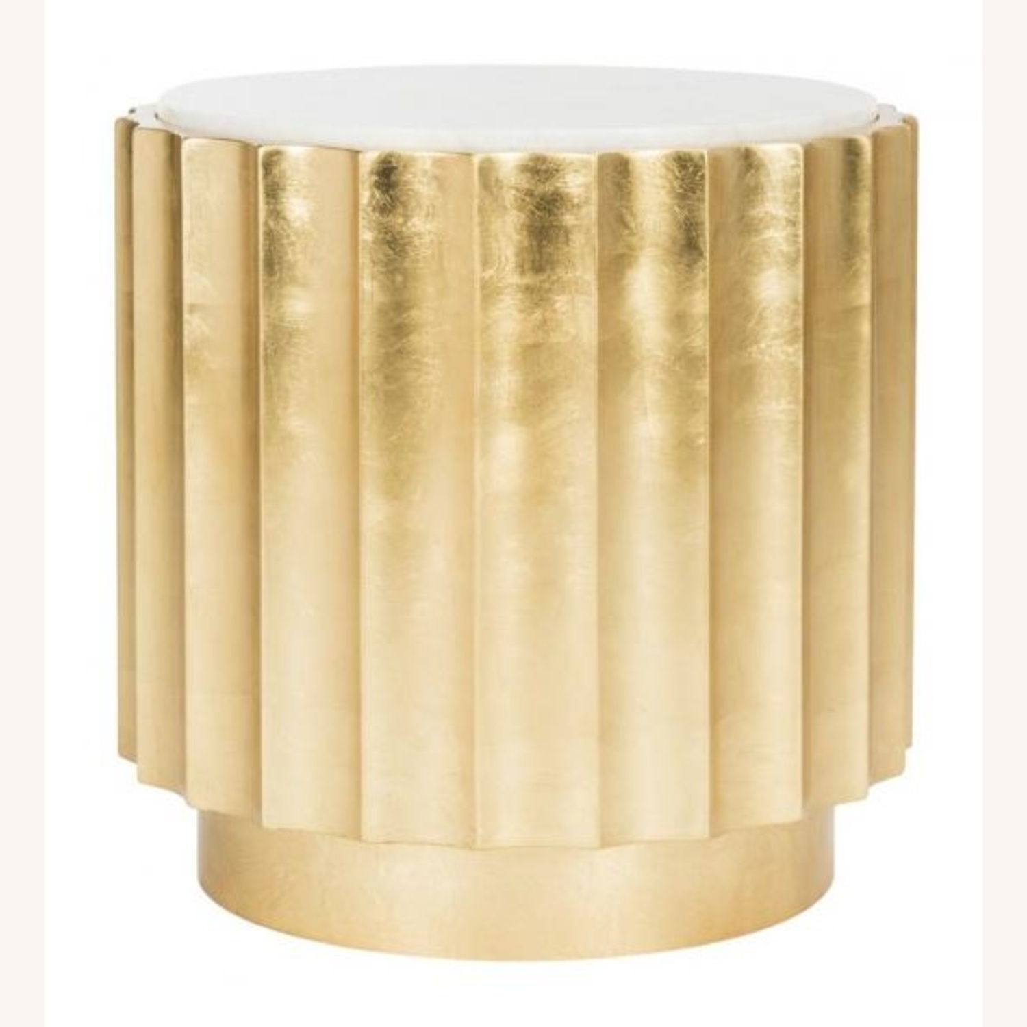Safavieh White Marble Elodie Table - image-5