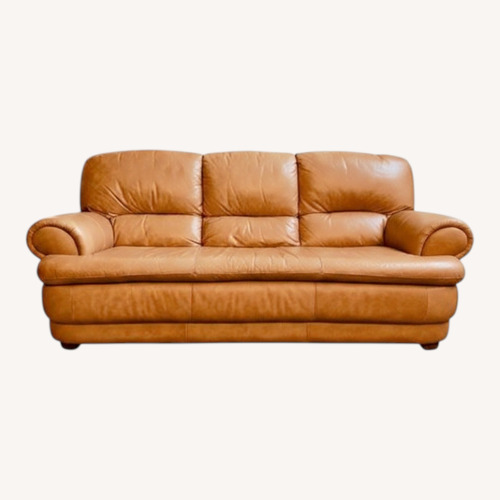 Used Chateau d'Ax Italian Leather 3 Seater for sale on AptDeco