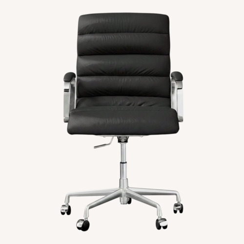 Used Restoration Hardware Black Leather Office Chairs for sale on AptDeco