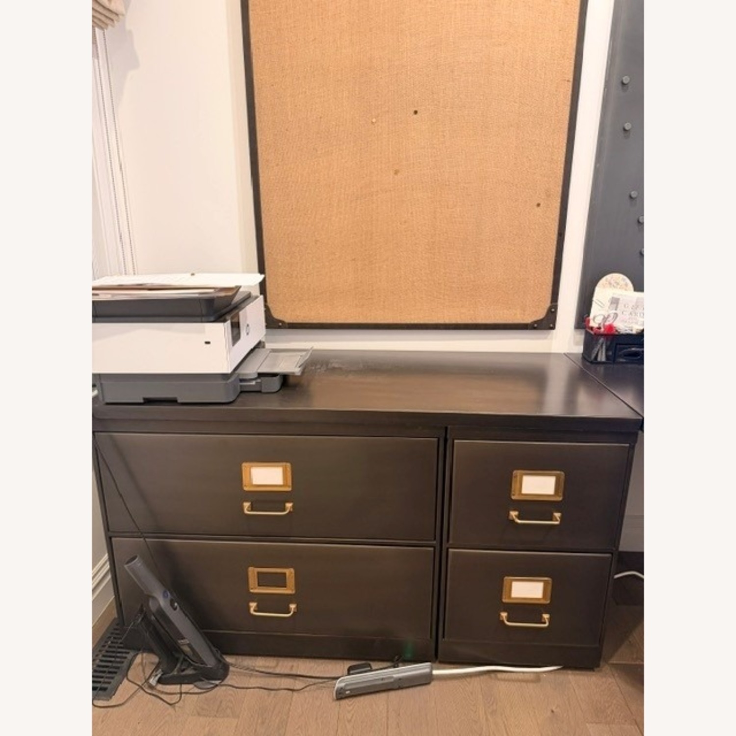 Restoration Hardware 1940s Industrial Modular Office Customizable Desk System - image-4