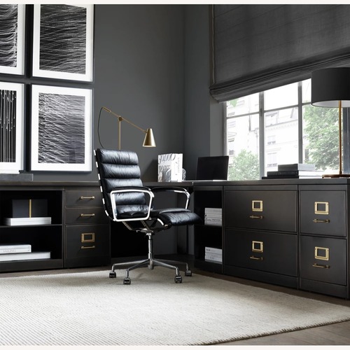 Used Restoration Hardware 1940s Industrial Modular Office Customizable Desk System for sale on AptDeco