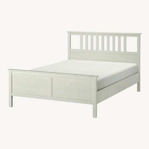 Used IKEA White King Bed for sale on AptDeco