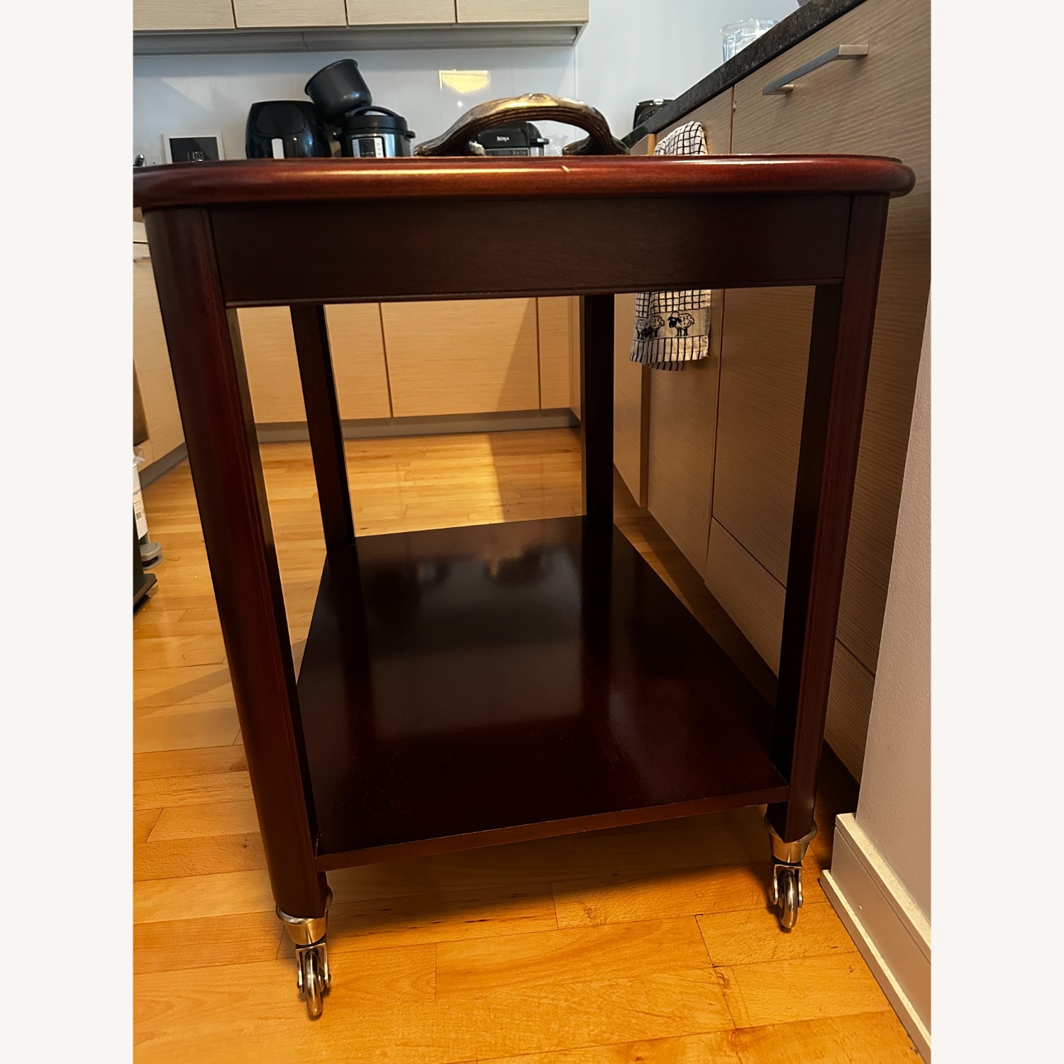 Hickory Chair Company Mahogany Bar Cart - image-5