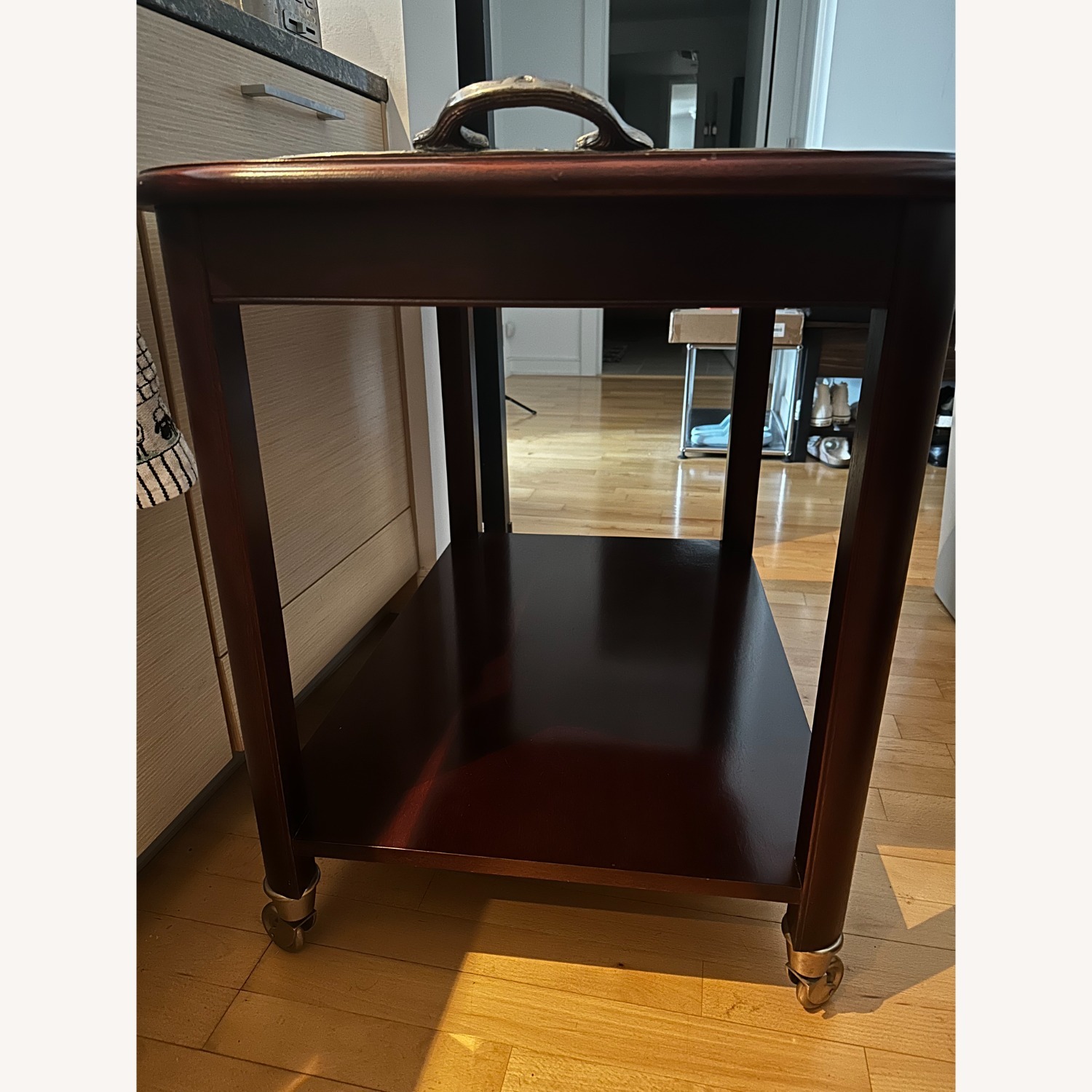 Hickory Chair Company Mahogany Bar Cart - image-8