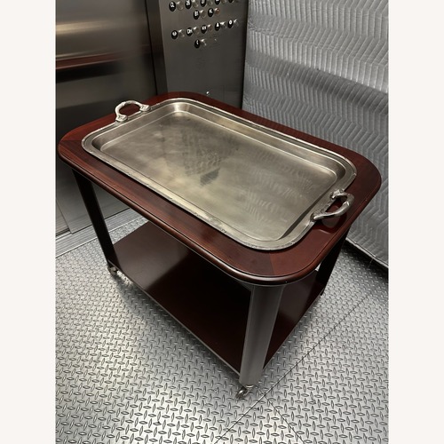 Used Hickory Chair Company Mahogany Bar Cart for sale on AptDeco