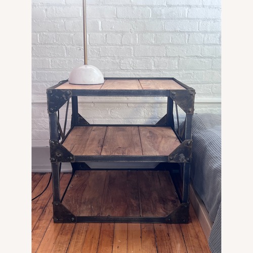 Used Vintage/Antique Natural Wood Side Table for sale on AptDeco