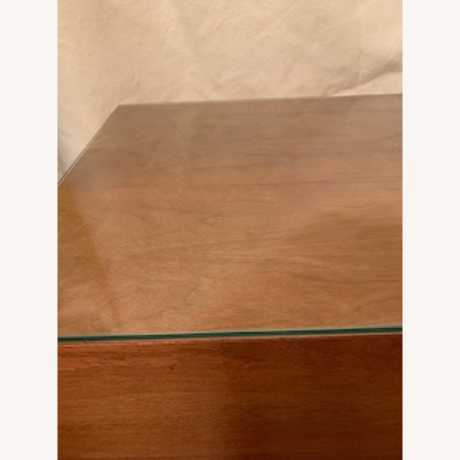 1950's Ramseur MCM 5 Drawer Dresser w Glass Top - image-8