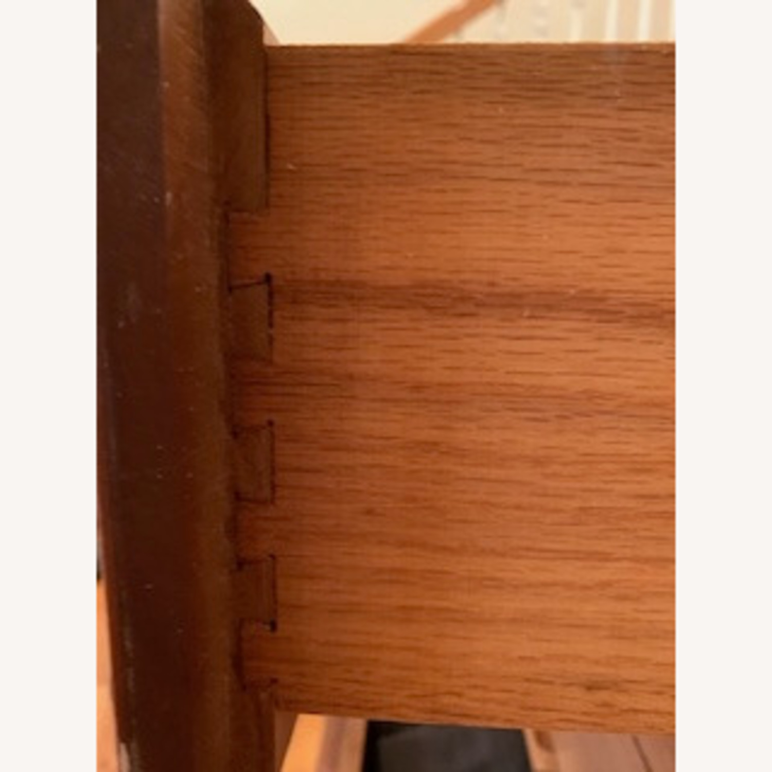 1950's Ramseur MCM 5 Drawer Dresser w Glass Top - image-7