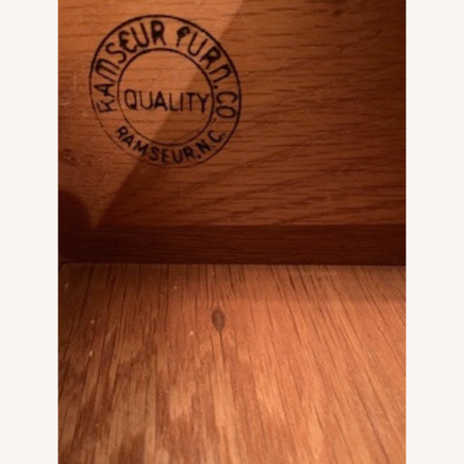 1950's Ramseur MCM 5 Drawer Dresser w Glass Top - image-18