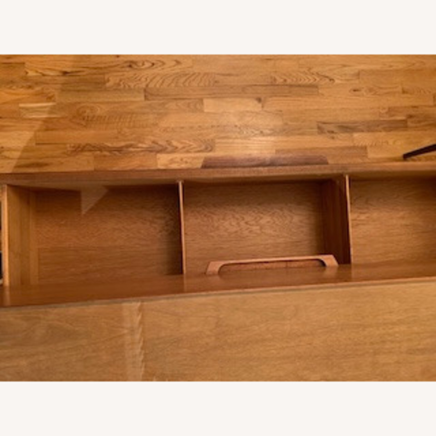 1950's Ramseur MCM 5 Drawer Dresser w Glass Top - image-17
