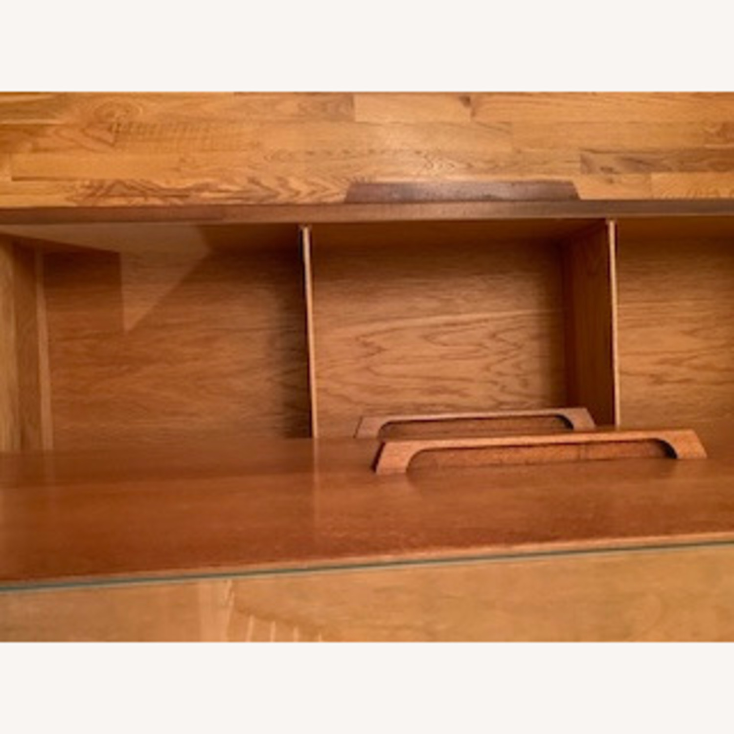 1950's Ramseur MCM 5 Drawer Dresser w Glass Top - image-16
