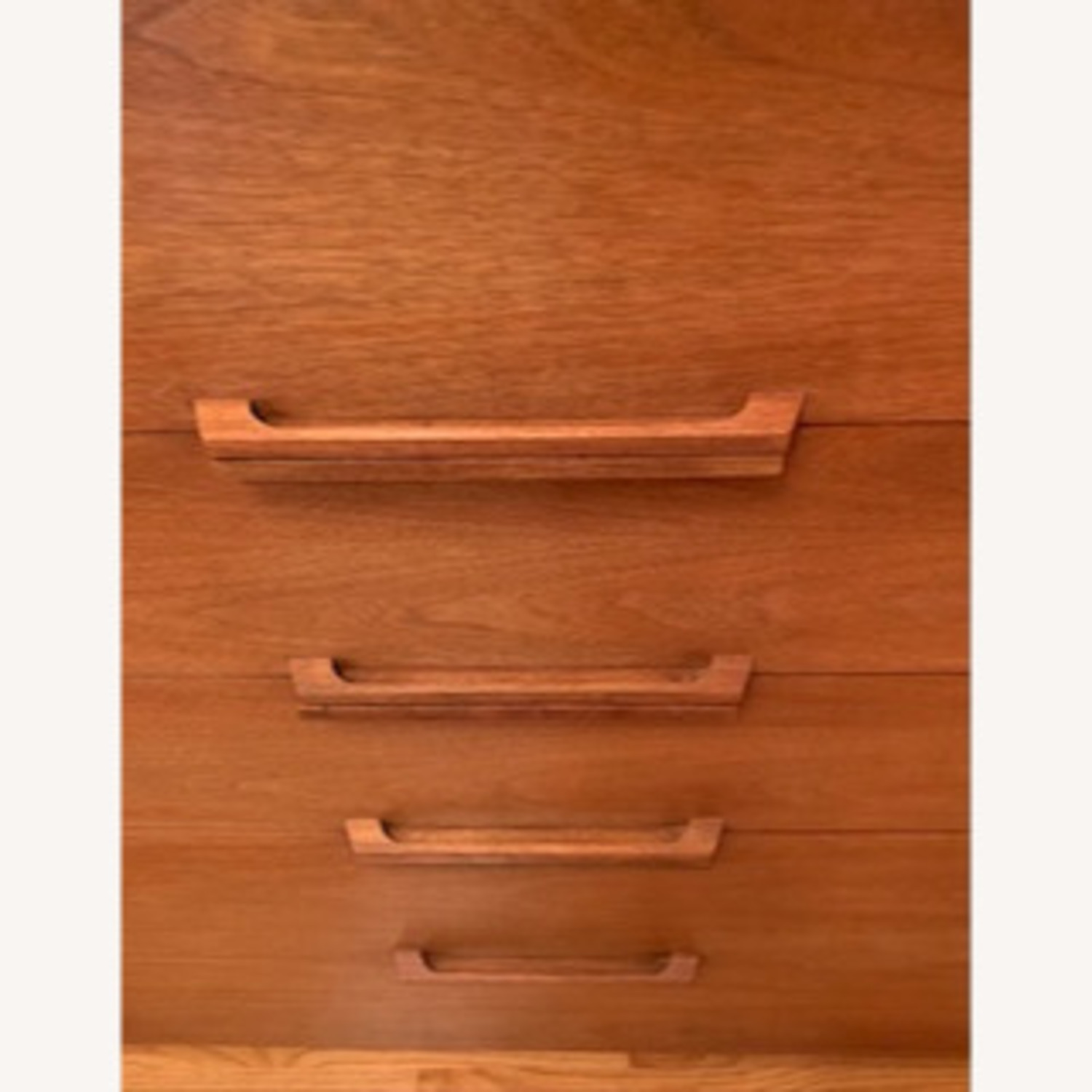 1950's Ramseur MCM 5 Drawer Dresser w Glass Top - image-19