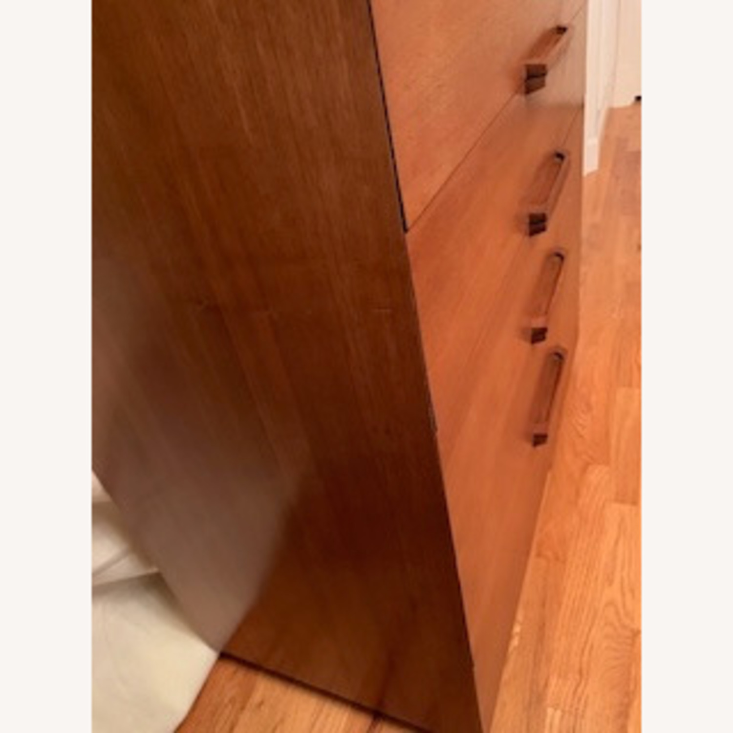 1950's Ramseur MCM 5 Drawer Dresser w Glass Top - image-3