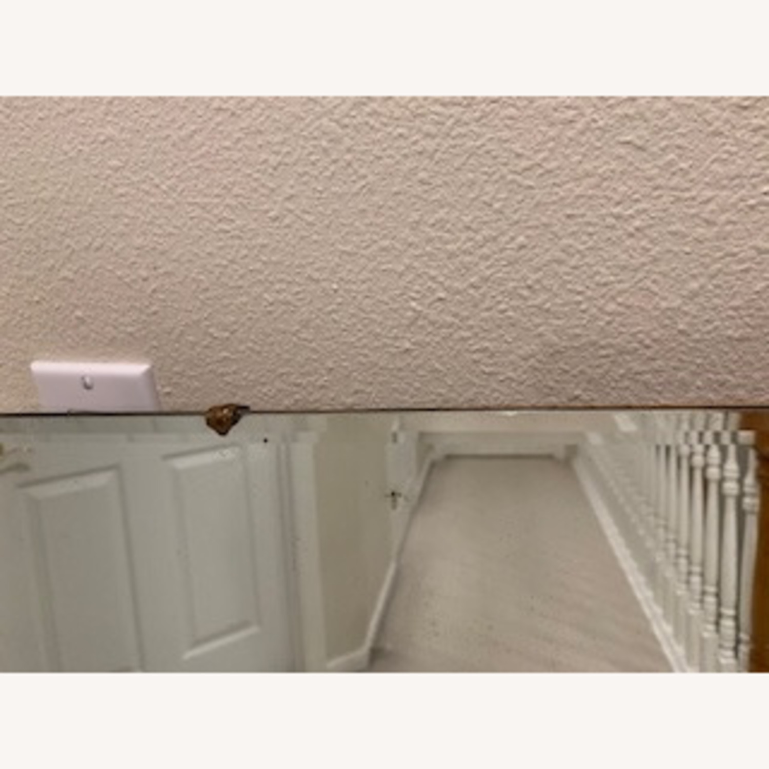 Vintage 50's MCM Wall Mirror Beveled Edges - image-4