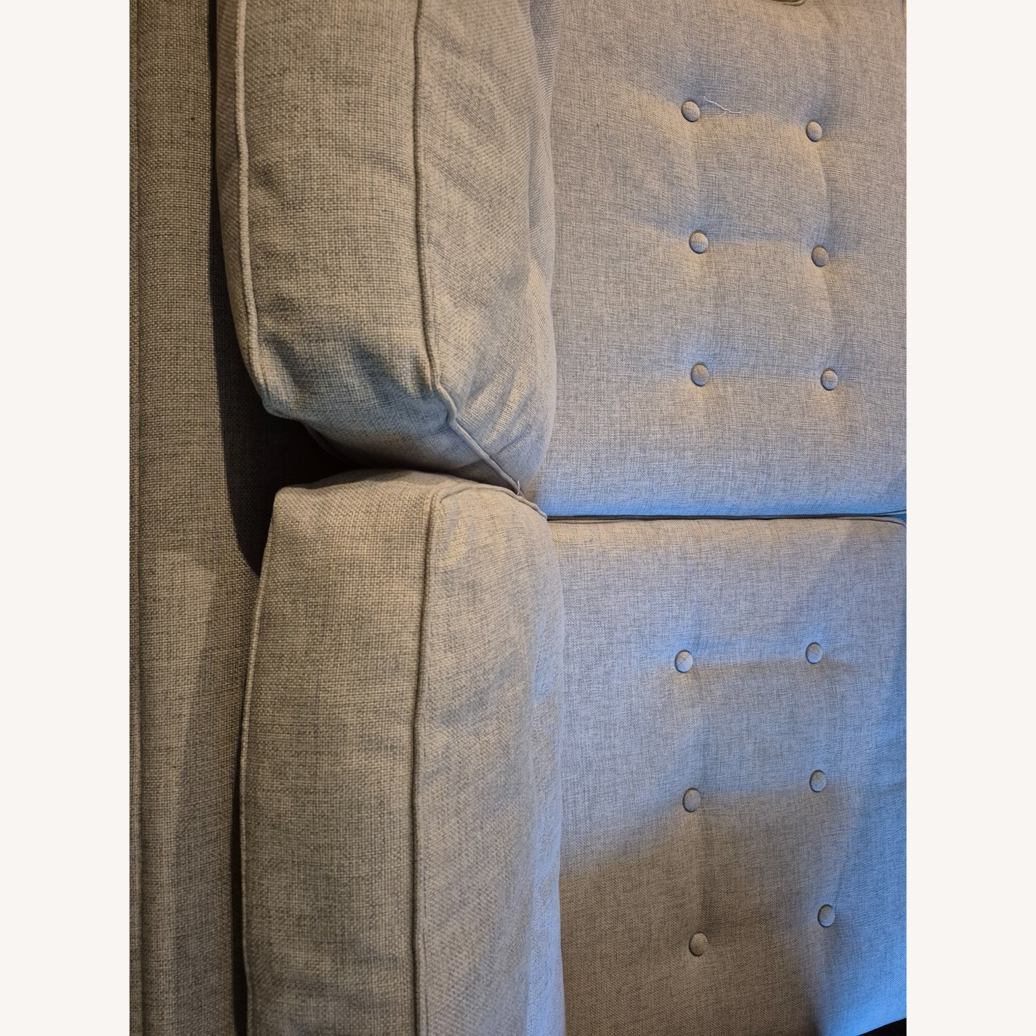 West Elm Peggy Tufted Chaise Sectional Sofa - image-4