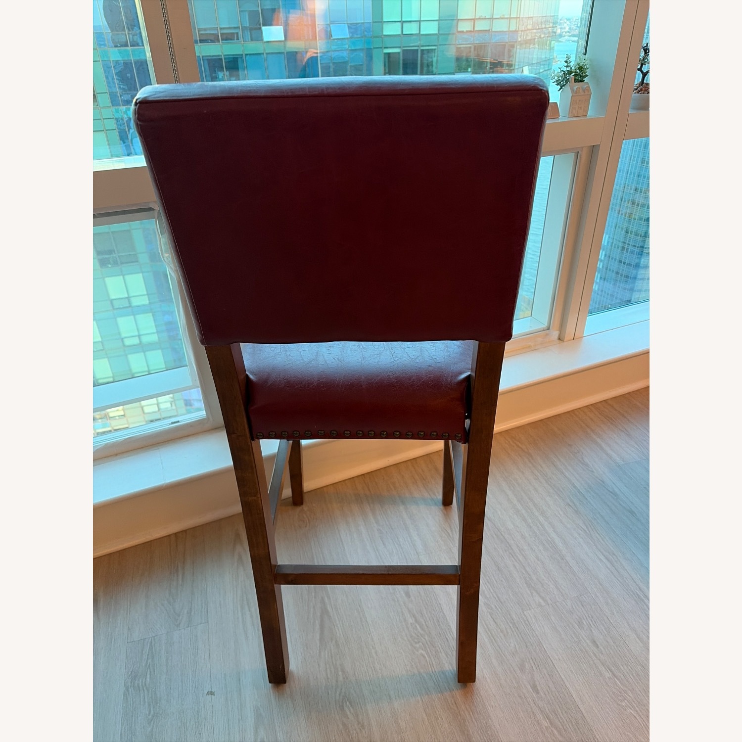 Rooms To Go  Bar Stool Natural Leather Stools - image-5