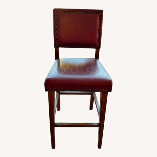 Used Rooms To Go  Bar Stool Natural Leather Stools for sale on AptDeco