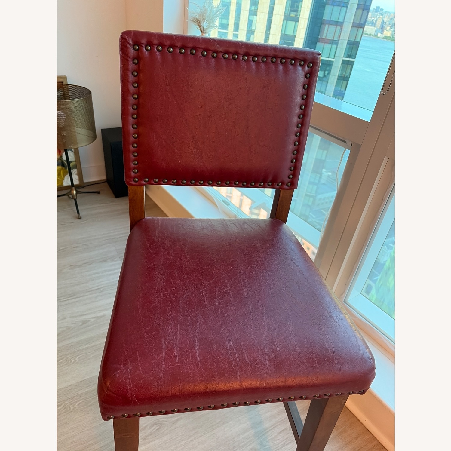 Rooms To Go  Bar Stool Natural Leather Stools - image-4
