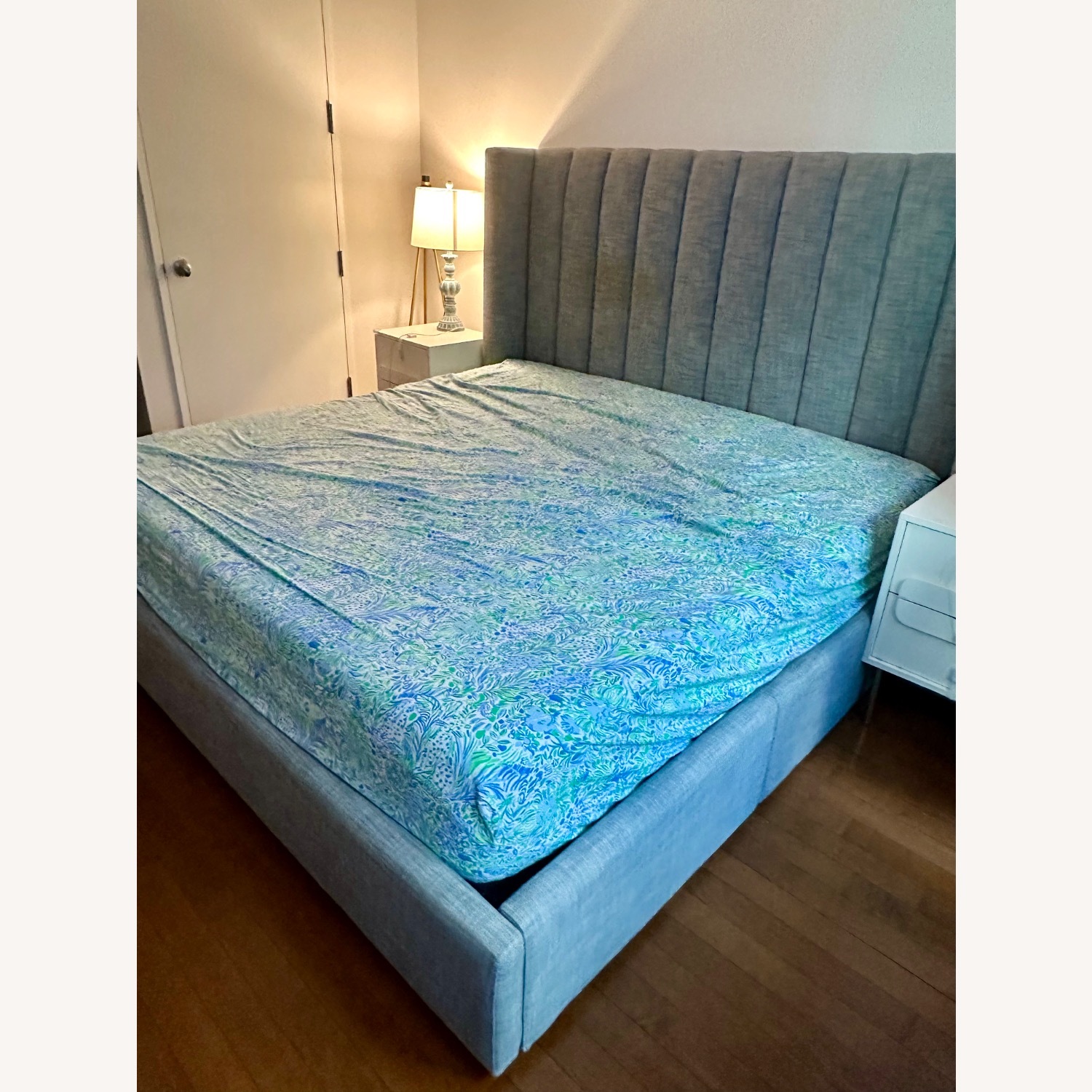 West Elm King Size Storage Bed - image-2