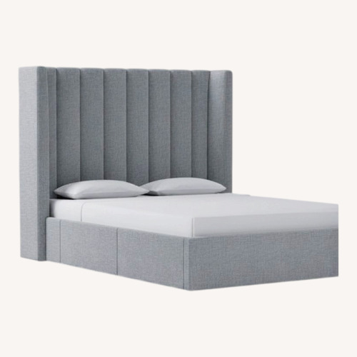 Used West Elm King Size Storage Bed for sale on AptDeco