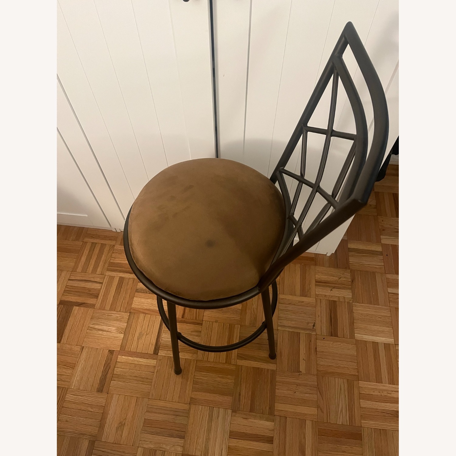 Wayfair Red Barrell Studio Dark Brown Metal Stools - image-5