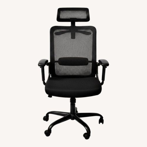 Used Inbox Zero Black Fabric Office Chair for sale on AptDeco