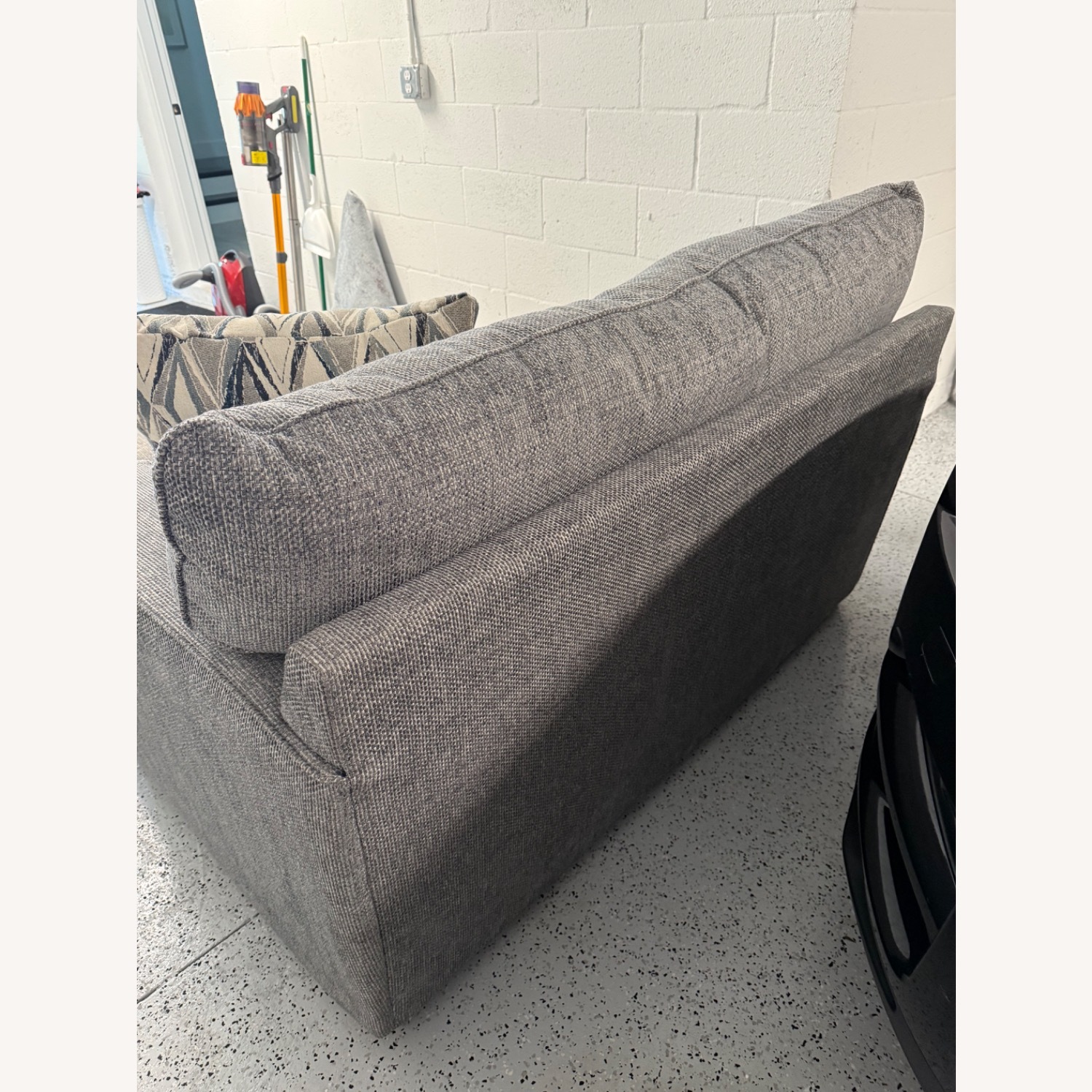 Walter E. Smithe Fabric Chair and a Half + Ottoman - image-6