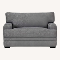 Walter E. Smithe Fabric Chair and a Half + Ottoman