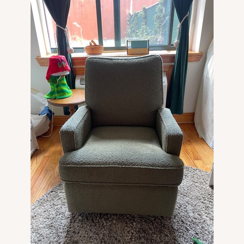 Used Obaby Green Fabric Recliner for sale on AptDeco