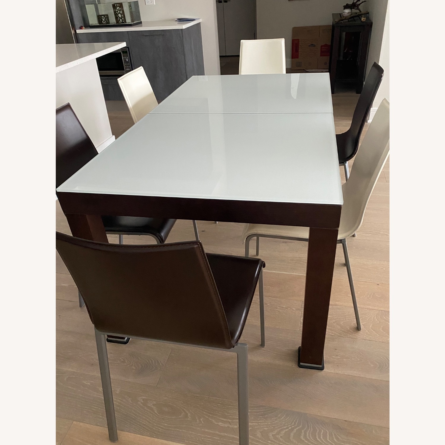 Ligne Roset Eureka Dark Brown Dining Table - image-3
