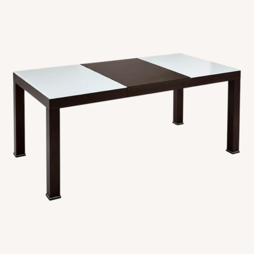 Used Ligne Roset Eureka Dark Brown Dining Table for sale on AptDeco