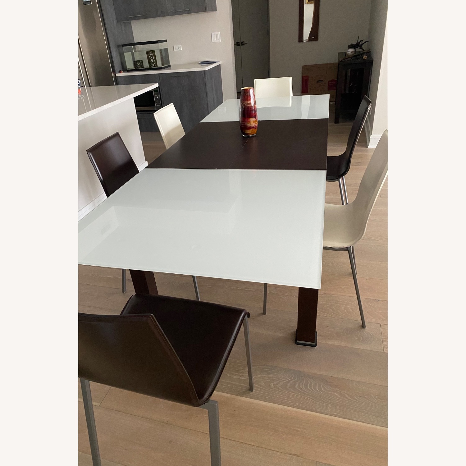 Ligne Roset Eureka Dark Brown Dining Table - image-1
