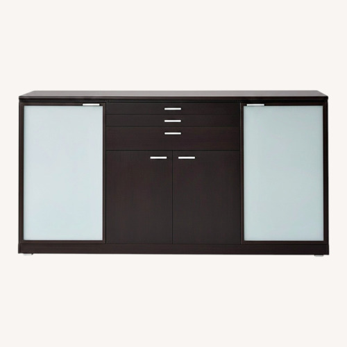 Used Ligne Roset Concerto Dark Brown Sideboard for sale on AptDeco